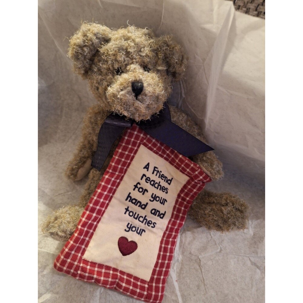 Boyds Teddy Bear Friendship Greeting Friend Lee Thinkin of‎ Ya Jointed  NO TAGS